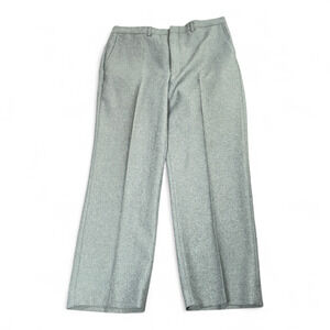 Vintage Sears Pants Mens 36x29 Gray Dress Slacks Polyester Perma Prest 80s